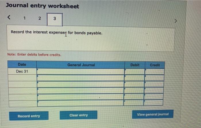 payable on December 31 of each year with the first payment due