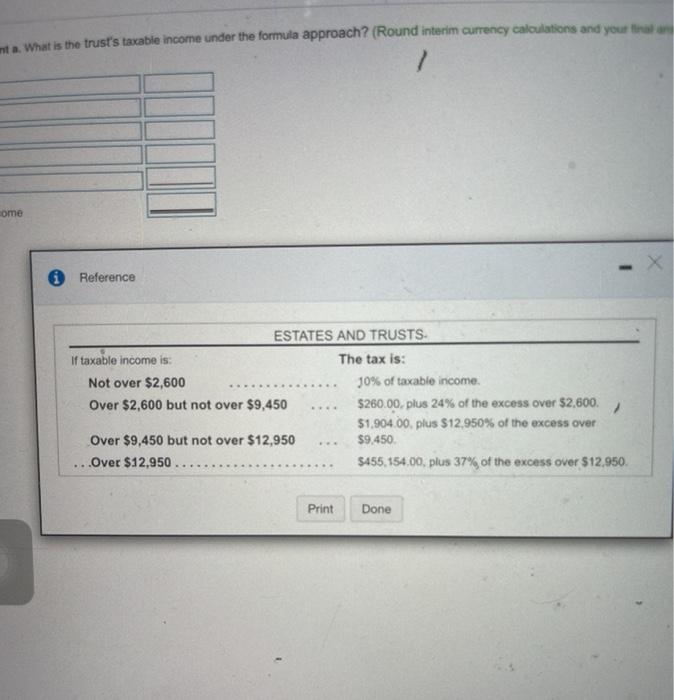 estates and trusts) Read the requirements Requirement a. What is the trust's