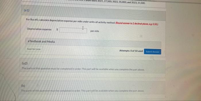 used buses. Because of frequent turnover in the accounting department, a different