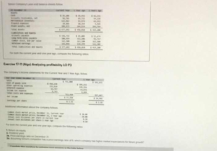 How do I solve the these questions step-by-step? Smo Company year
