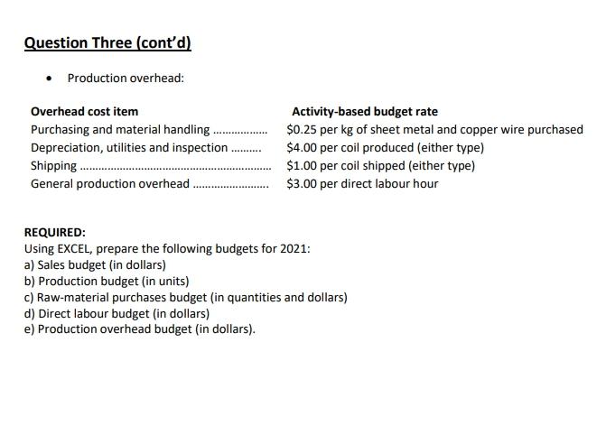 cost item Purchasing and material handling .. Depreciation, utilities and inspection Shipping