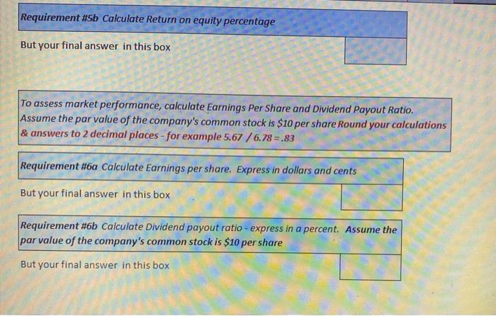 following information 1 The company sold equipment that had an original cost