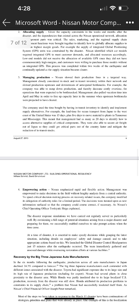 decision criteria used to evaluate options -Apply the criteria to analyze each