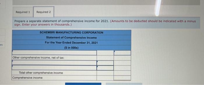 statement every year. The company's controller, however, has asked for your help