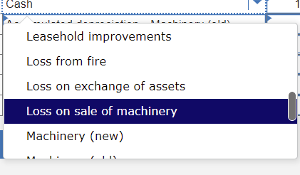 31 The machine is traded in for a new machine having a