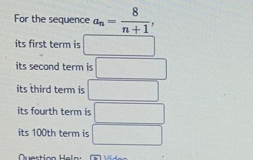 is its third term is its fourth term is its 100th term