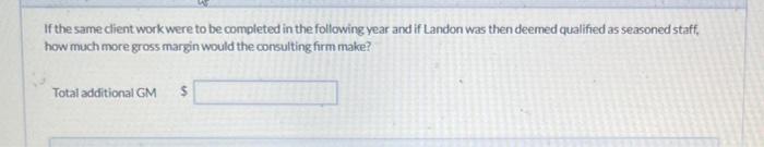 additional GM Having graduated with honors from his undergraduate accounting program, Landon