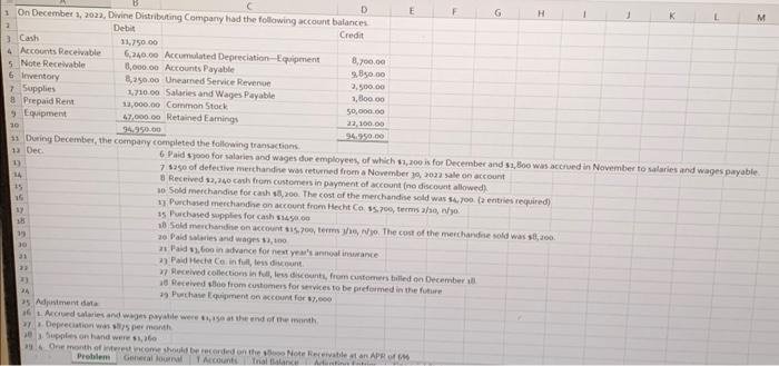  make adjusting entries using the following information 7.4250 of detective merchandfie