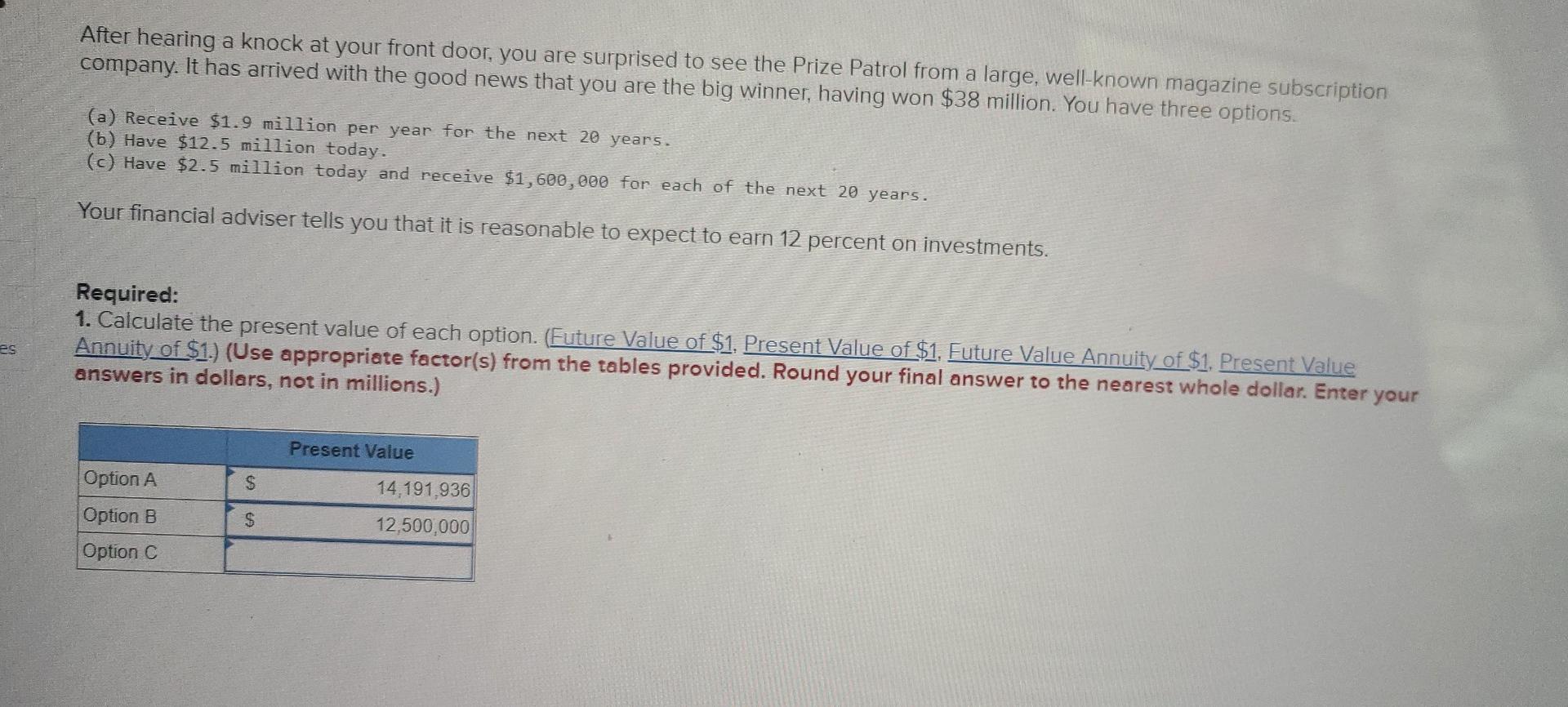 After hearing a knock at your front door, you are surprised