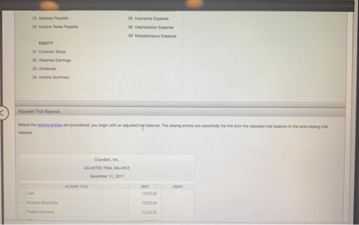 Ace Adjusted Trial Blue The Closing Proceso Roscoe's Journal Chandler, Inc Chander,