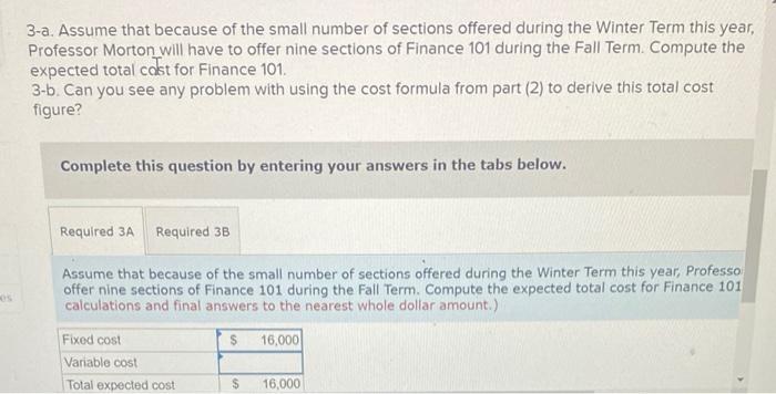 there are some variable costs, such as amounts paid to graduate assistants,