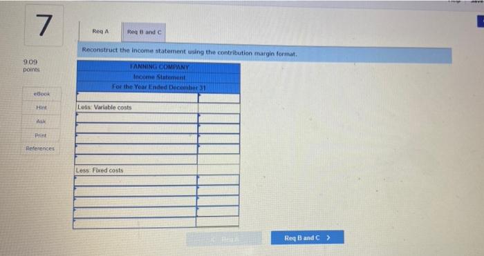 the magnitude of operating leverage LO 11-3, 11-4 The following income statement