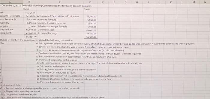 and sy,8oo was accrued in Nowember to salaries and wages payable 7.