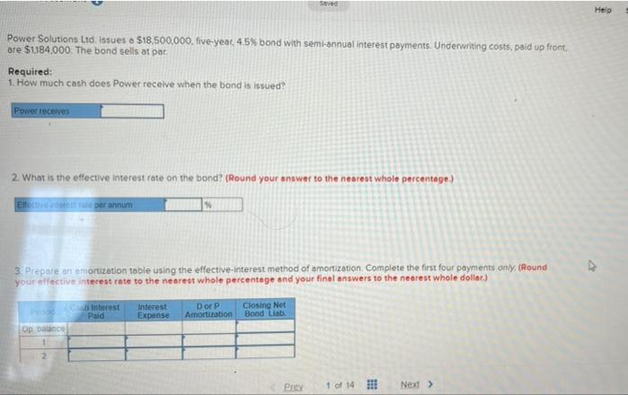 pls reply fast and accurate Help Power Solutions Ltd. Issues a