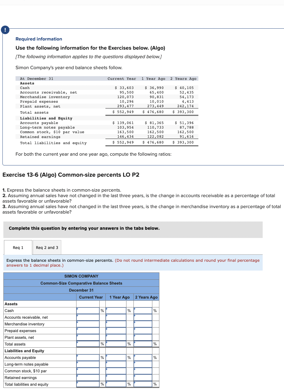 (Algo) [The following information applies to the questions displayed below.) Simon Company's