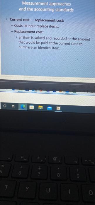 current cost- replacement cost can you explain me more about this