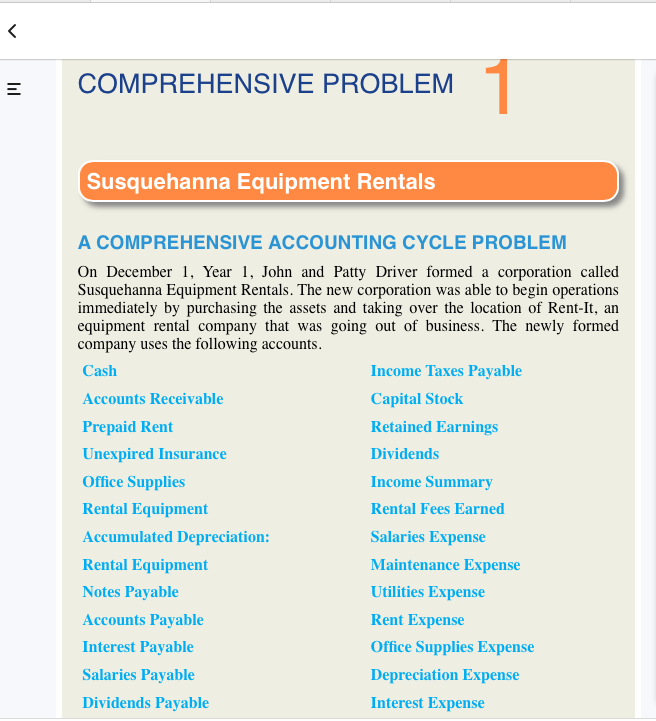 rental company that was going out of business. The newly formed company