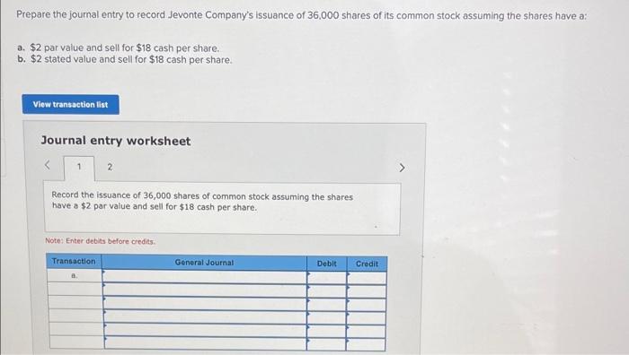 shares of its common stock assuming the shares have a: a. $2