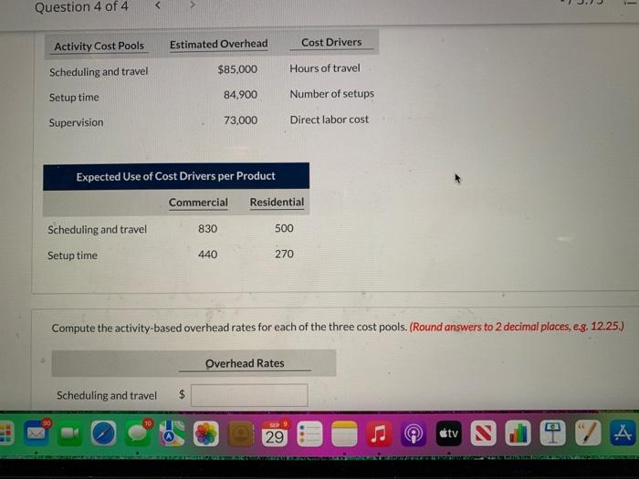 (shades, blinds, and awnings) to both commercial and residential customers. The following