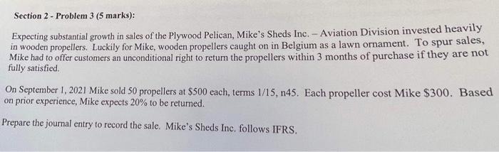 Section 2 - Problem 3 (5 marks): Expecting substantial growth in
