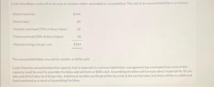 (70% of direct labor) Fixed overhead (30% of direct labor) Manufacturing cost