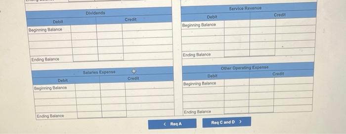 stockholders. 7. Performed $9,700 of services for cash. 8. Paid $5,700 of