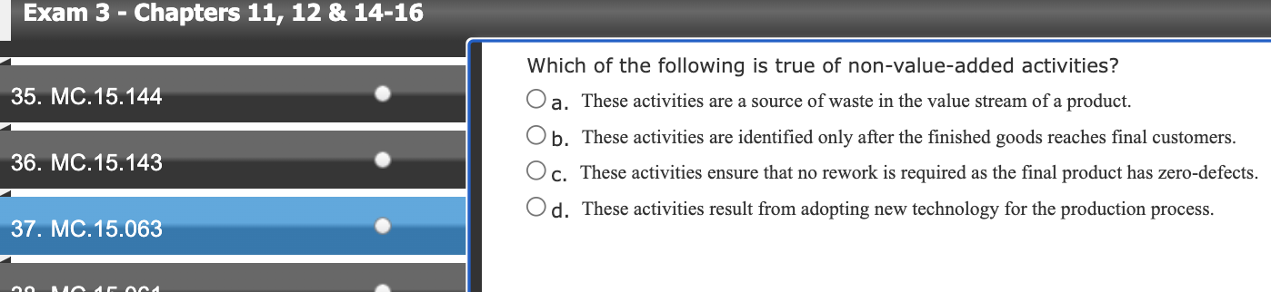 27. MC.14.081 At the end of 2018, Diatomic Company implemented a new