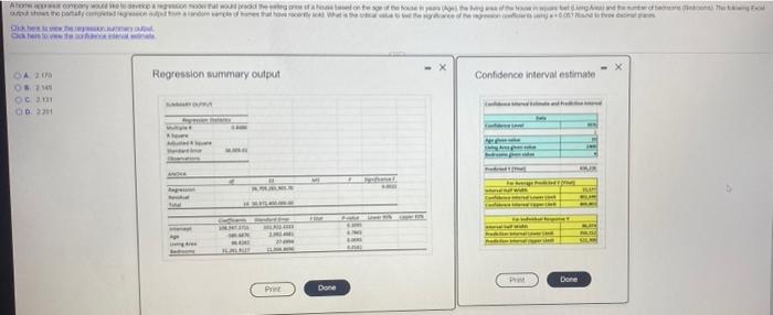  Amy With www det Oh Regression summary output Confidence intervalestimate DA