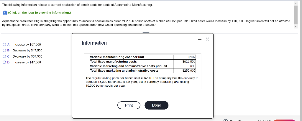 the upcoming year. Product Basic Premium Platinum Unit Sales 6.000 3.000 1.000
