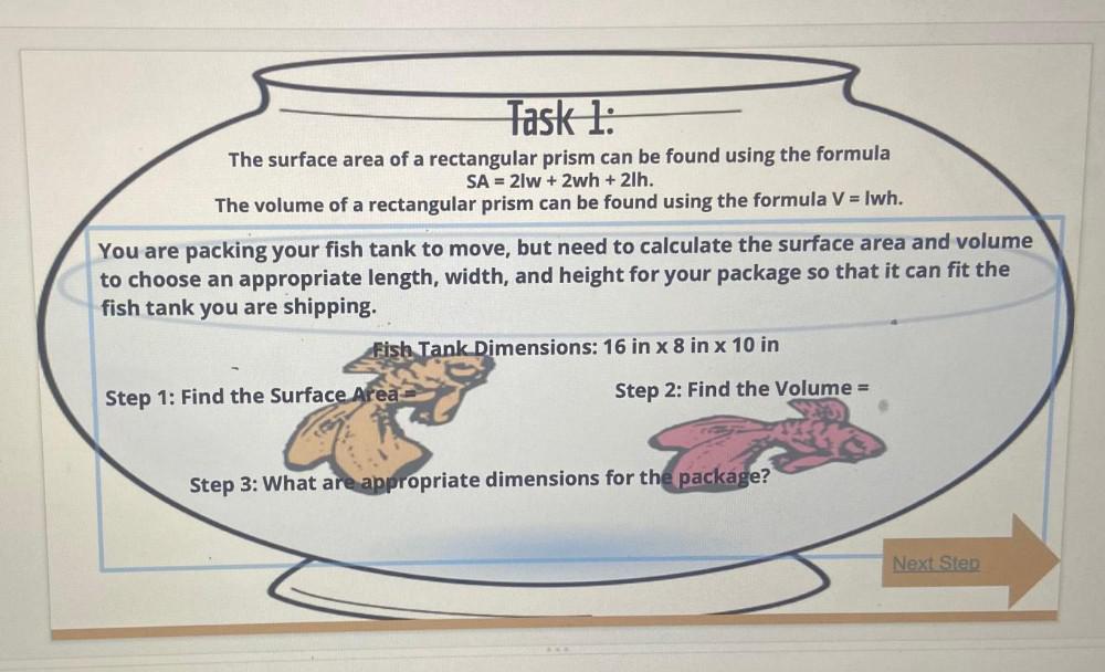 The surface area of a rectangular prism can be found using