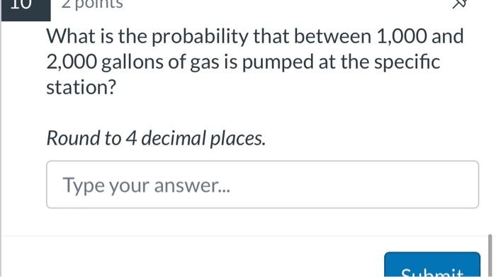 places Type your answer. The price of gasoline in a local town