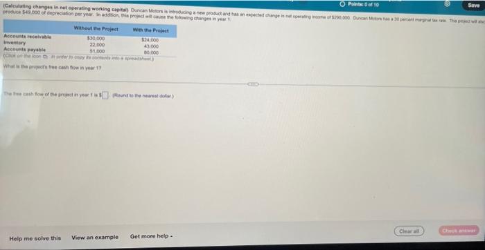 OP 10 Save Calculating changes in net operating working Hot Duncan