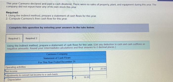 follow: This Year Last Year Assets Cash Accounts receivable Inventory Total current