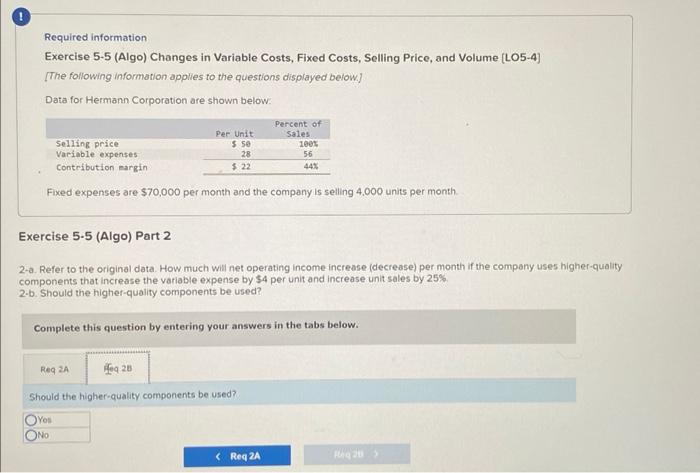shown below: Fixed expenses are $70,000 per month and the company is