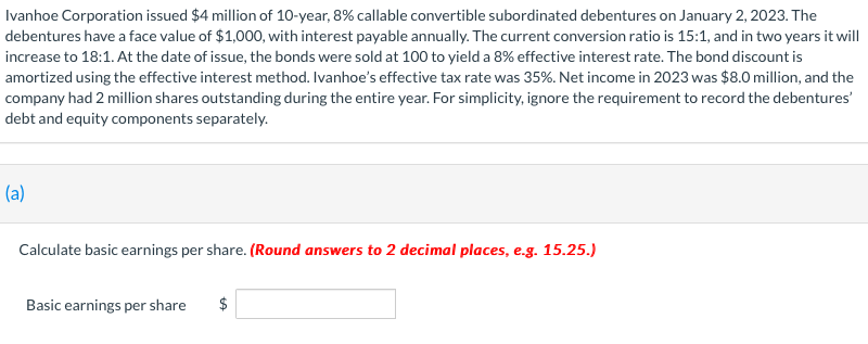 is 15:1, and in two years it will increase to 18:1. At