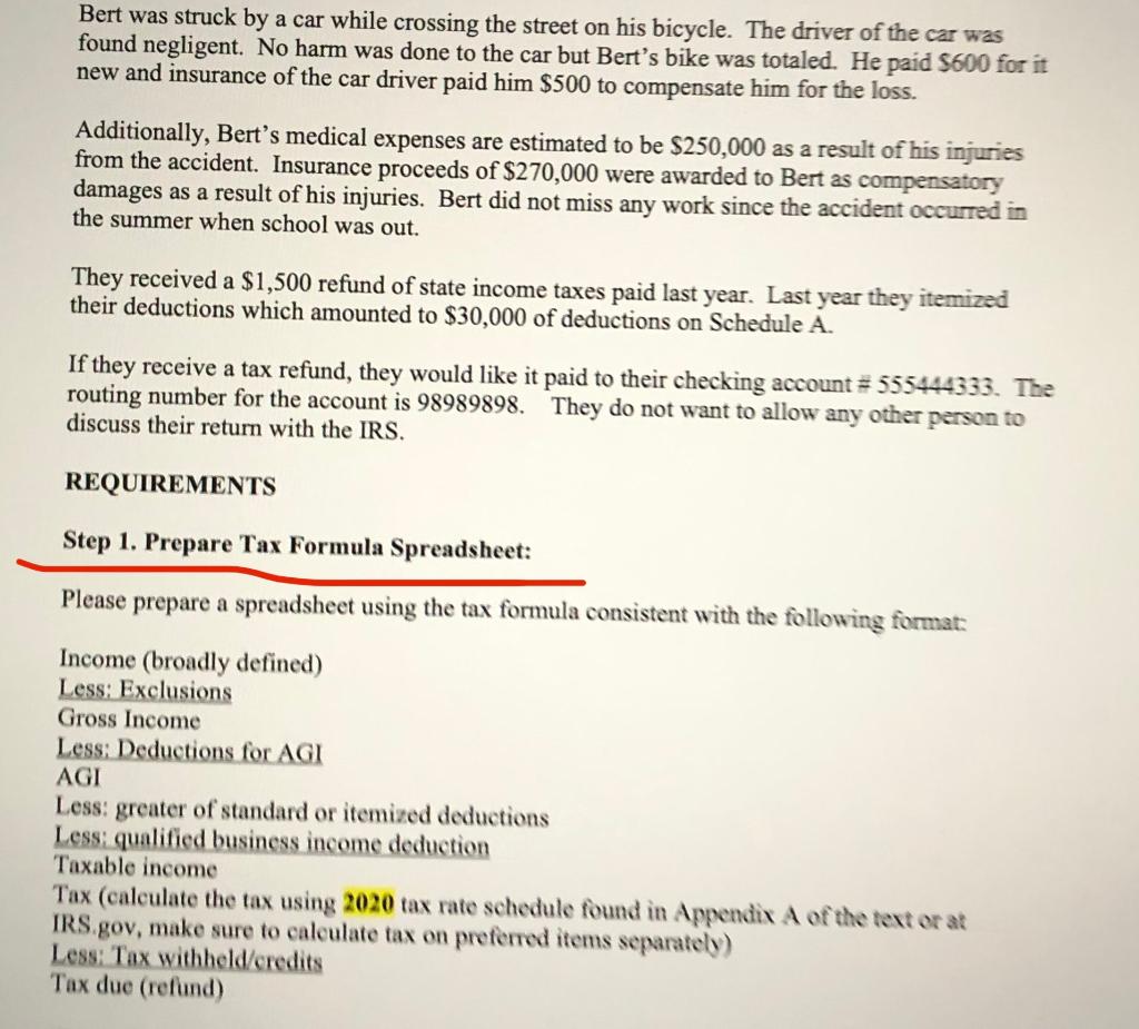 in which you got the totals. For instance what numbers you used