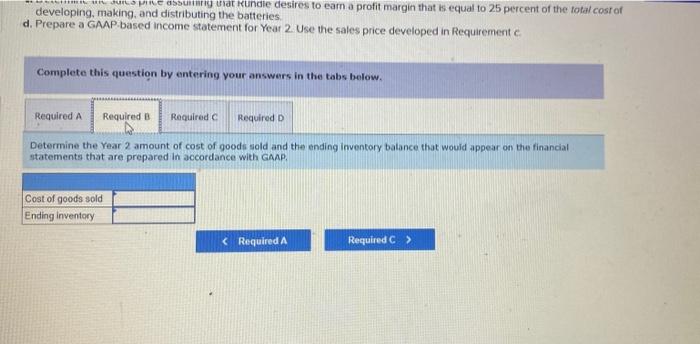 costs to create a long life battery to use in computers. In