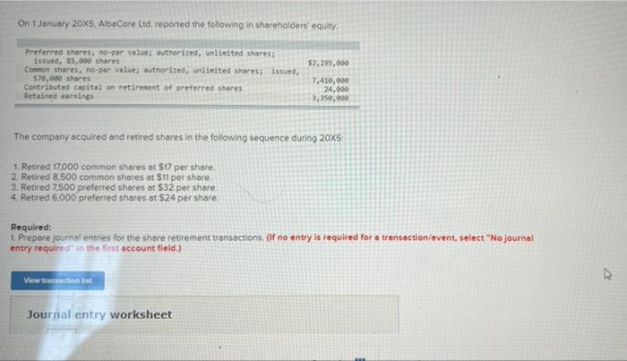 unlimited shares; issued, B5,000 shares Common shares, no par values authorized, unlimited