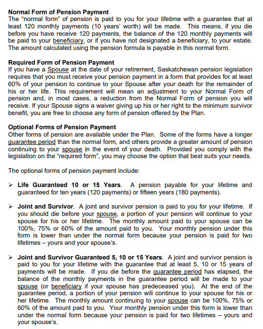 and the interest earned on contributions? Introduction The University of Saskatchewan Non-Academic