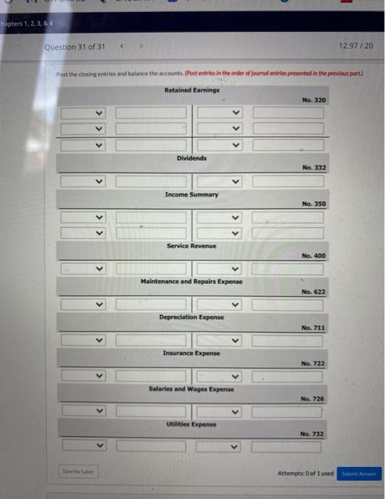 balance in the following manner. Please ignore the numbers in the box