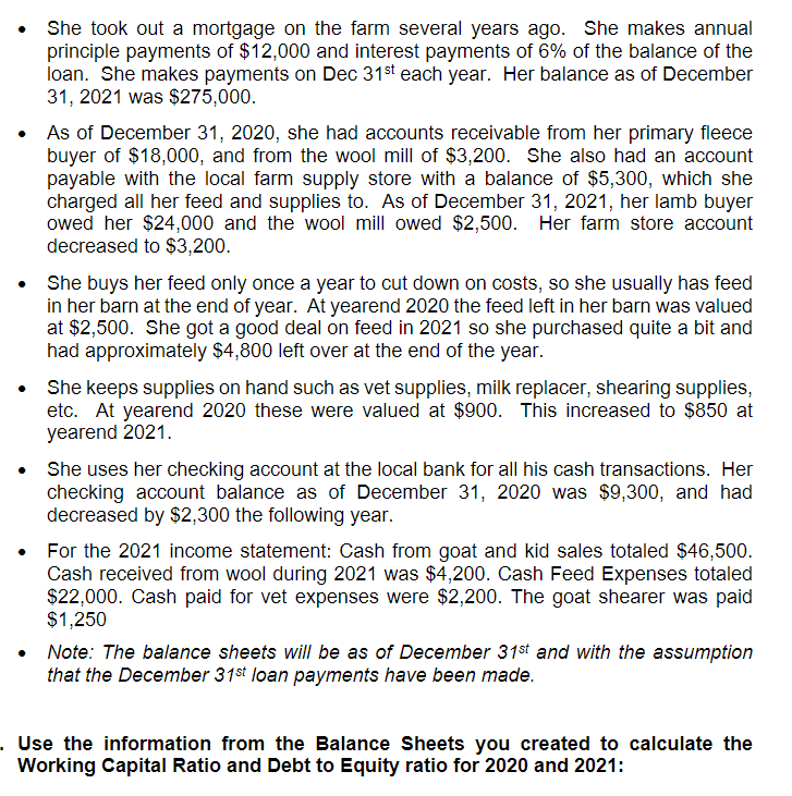 2020 and 2021 Mrs. Smith only recognizes depreciation on her truck and