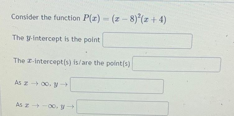 intercept is the point The intercept s is are the point s
