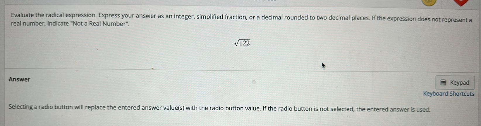 fraction or a decimal rounded to two decimal places If the expression