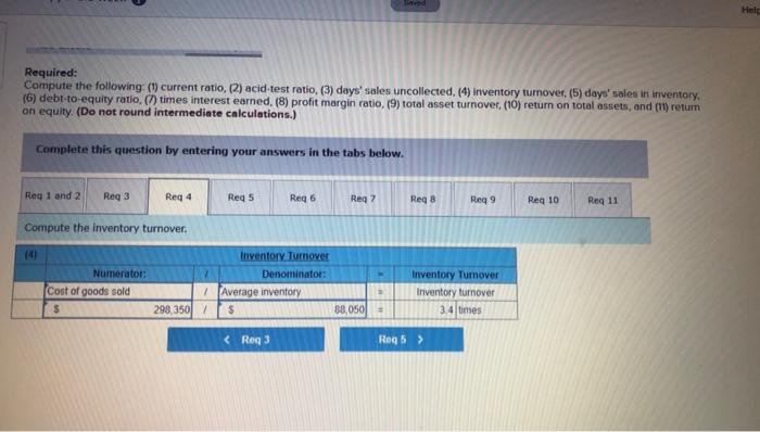 inventory, $53,900, total assets, $199,400, common stock. $85,000, and retained earrings, $33,744)