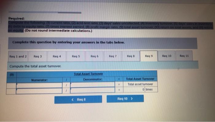 Reg 3 Reg 4 Reqs Reg 6 Req 7 Req8 Reg 9