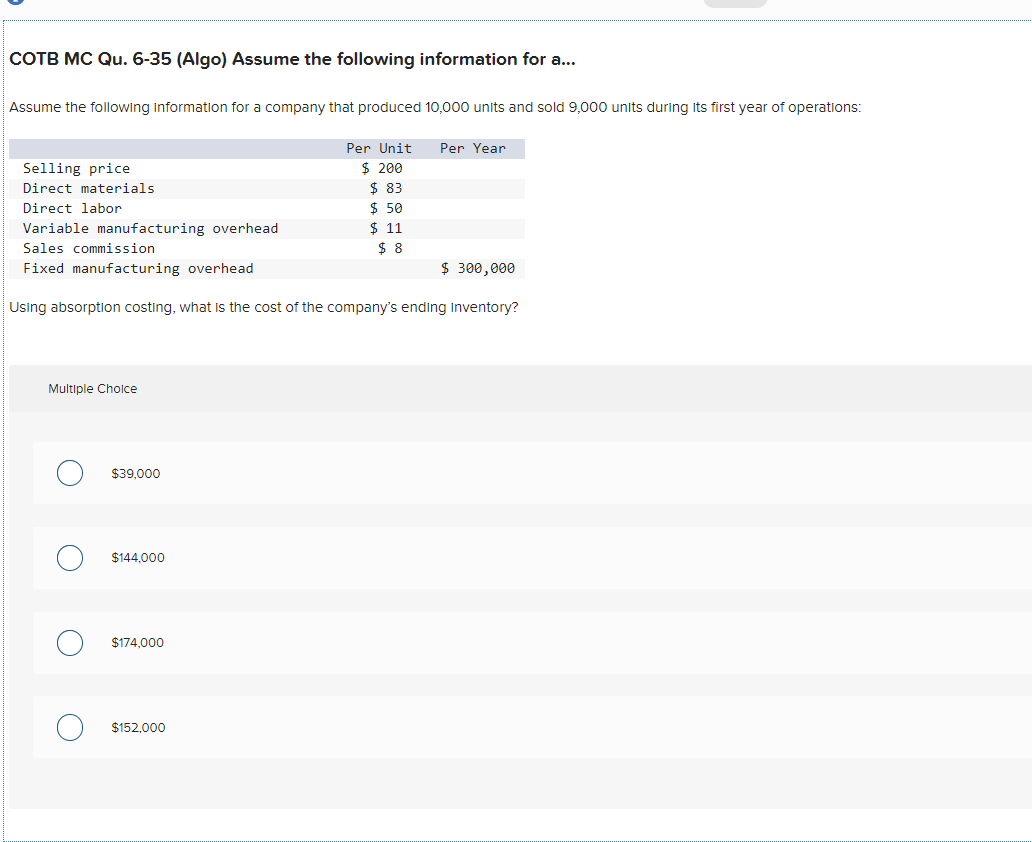Using absorption costing, what is the net operating income for Year 3