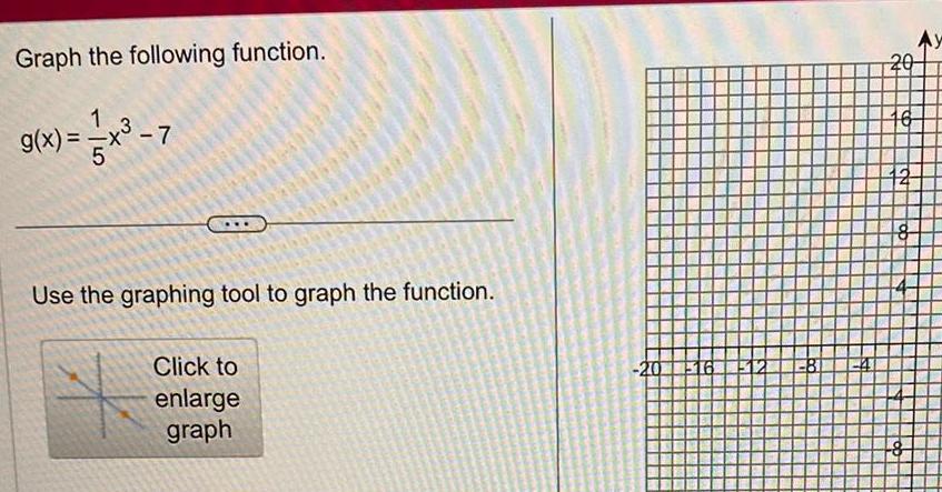  Graph the following function 1 7 g x Use the graphing
