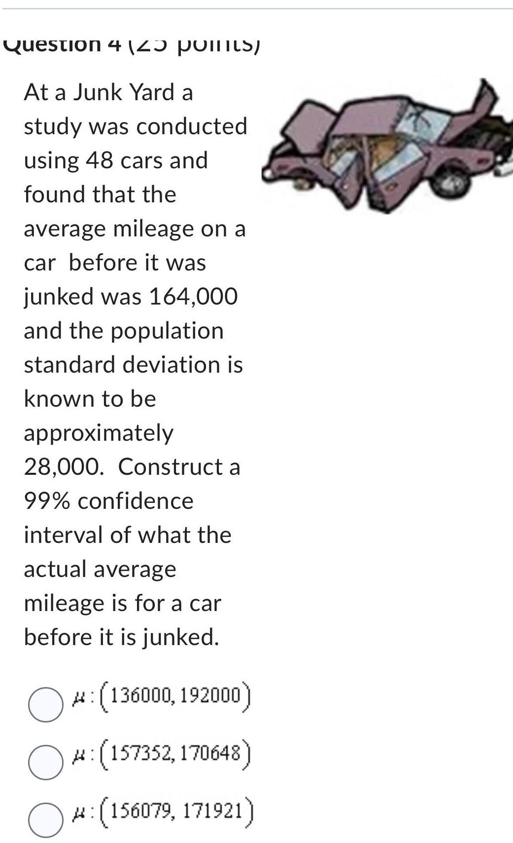 conducted using 48 cars and found that the average mileage on a