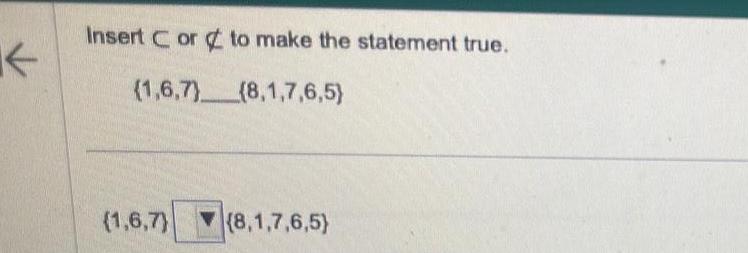  T Insert C or to make the statement true 1 6