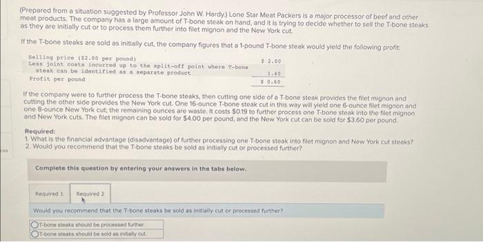 Lone Star Meat Packers is a major processor of beef and other